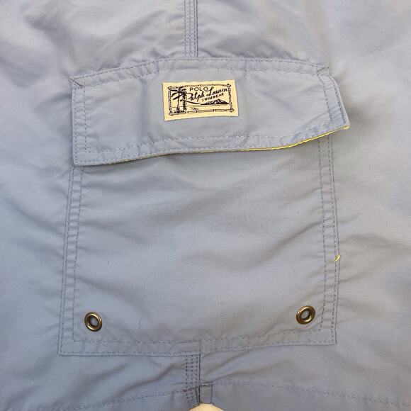 Polo Ralph Lauren Swim Trunks Light Blue Shorts Netted Size 4XB Big & Tall - Picture 11 of 14
